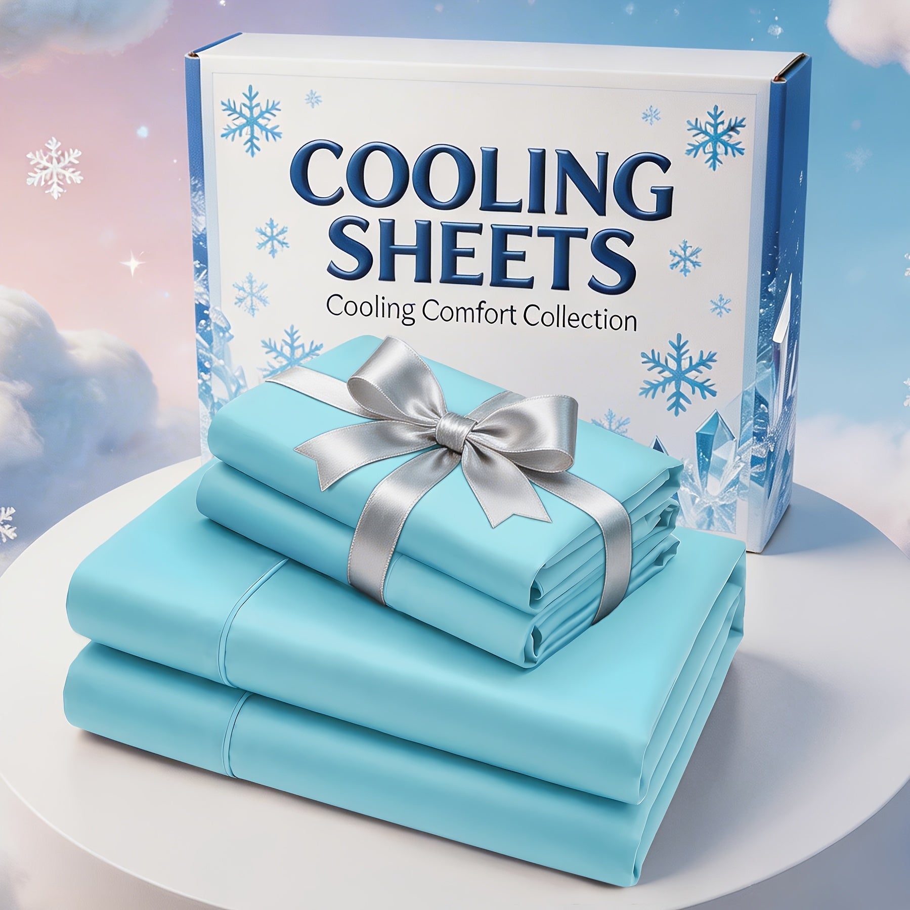 Extra Deep Pocket Bamboo Fiber Sheets Set - Breathable And Cooling Bed Sheets - Luxury Bed Sheet Set - Soft, Wrinkle-Free And Comfy - Easy to Care for And Hypoallergenic, Suitable for Kids' Rooms And Master Bedrooms