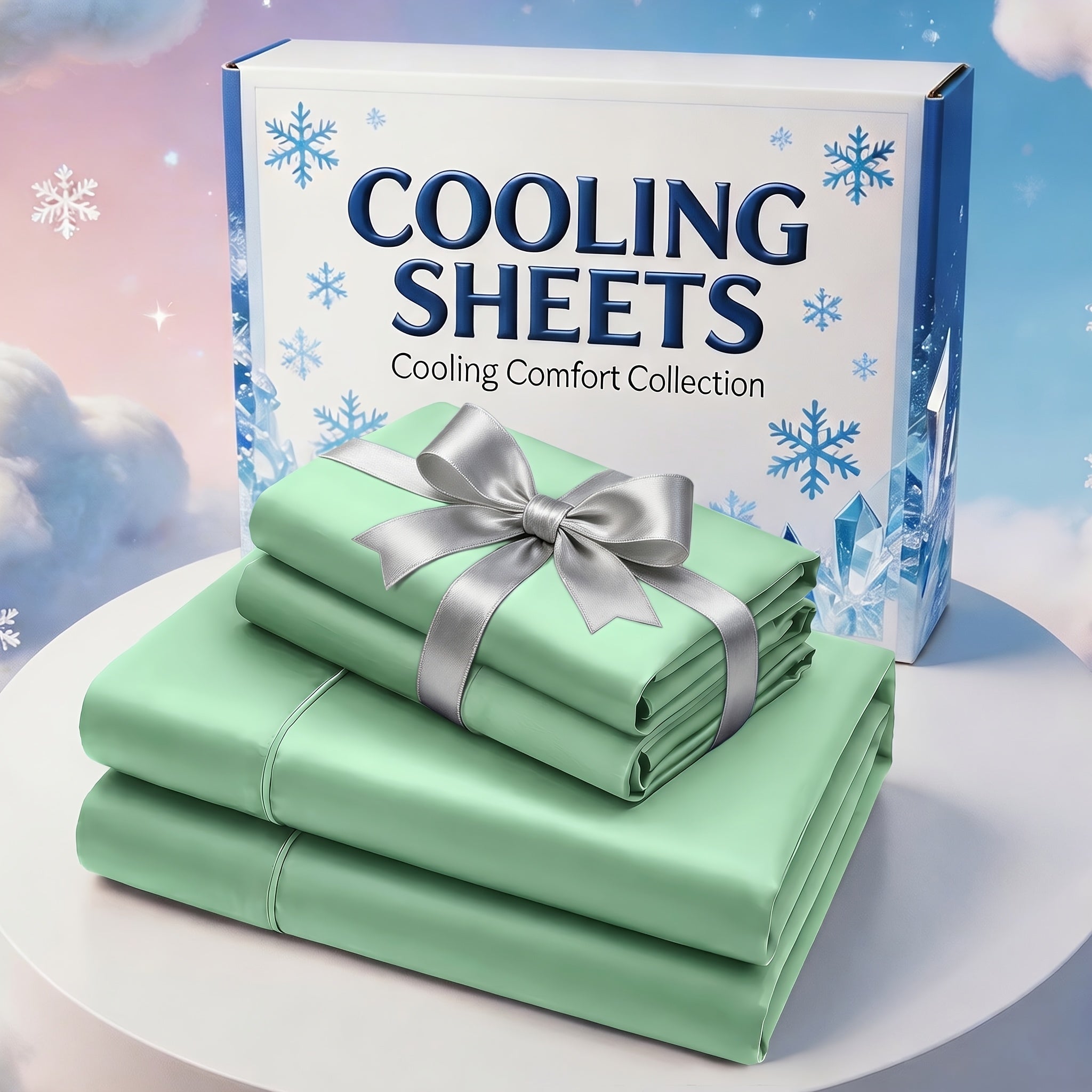 Extra Deep Pocket Bamboo Fiber Sheets Set - Breathable And Cooling Bed Sheets - Luxury Bed Sheet Set - Soft, Wrinkle-Free And Comfy - Easy to Care for And Hypoallergenic, Suitable for Kids' Rooms And Master Bedrooms