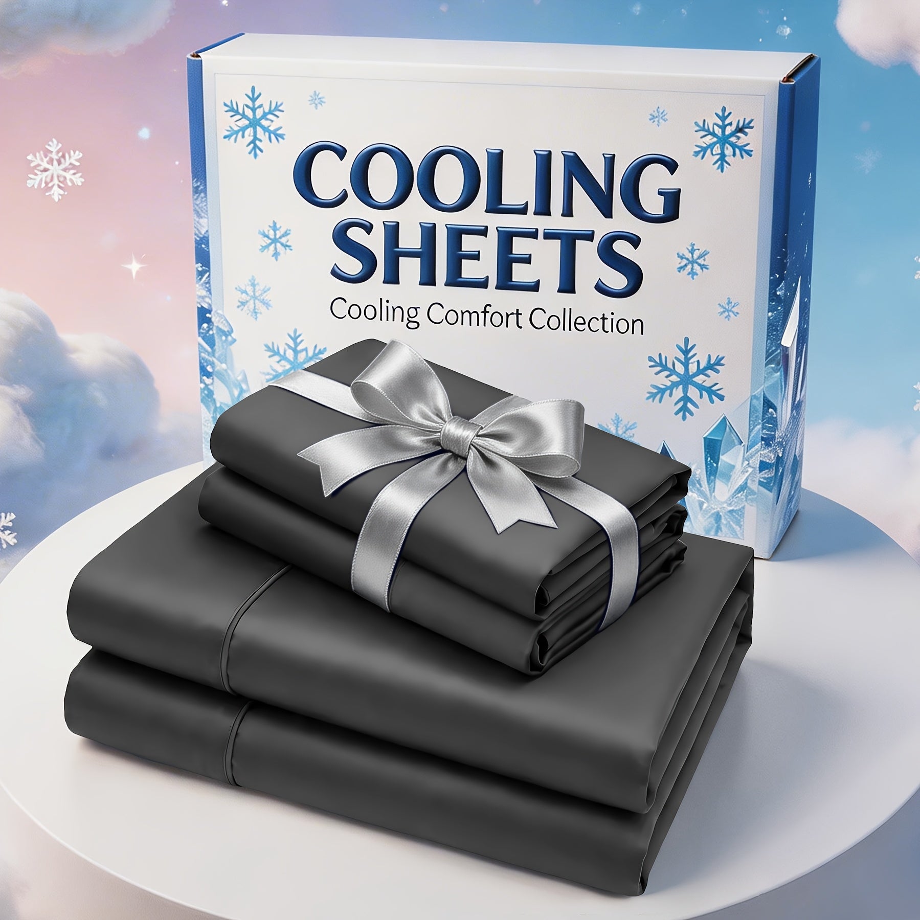Extra Deep Pocket Bamboo Fiber Sheets Set - Breathable And Cooling Bed Sheets - Luxury Bed Sheet Set - Soft, Wrinkle-Free And Comfy - Easy to Care for And Hypoallergenic, Suitable for Kids' Rooms And Master Bedrooms