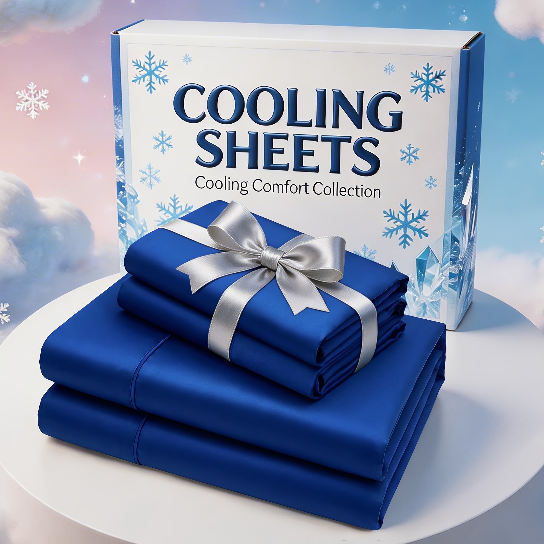 Extra Deep Pocket Bamboo Fiber Sheets Set - Breathable And Cooling Bed Sheets - Luxury Bed Sheet Set - Soft, Wrinkle-Free And Comfy - Easy to Care for And Hypoallergenic, Suitable for Kids' Rooms And Master Bedrooms